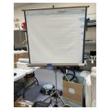 Projector Screen on Folding Stand