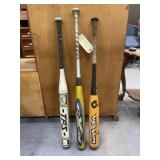 3 Pcs - Metal Ball Bats