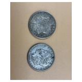 2 - 1921 Morgan Dollars