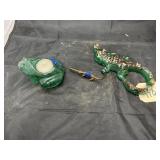 Candle Holder & Alligator Dï¿½cor