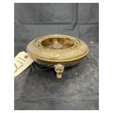 Metal Footed Dish w/Lid