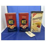 3 Pcs - Vintage Cracker Tins