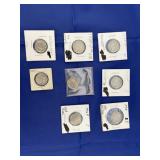 8 Buffalo Nickels 1930-1937