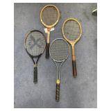4 - Vintage Tennis Rackets