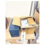 Peacock Clock NIB - Bunny Cotton Dispensers