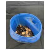 Coins in Container