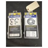 E Clips & External Snap Ring Assortment in Pkg