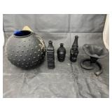 5 Pcs - Vases & Decorative Bowl