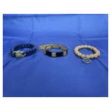 3 Rustic Cuff Bracelets