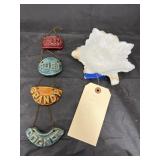 Plate w/Alcohol Name Plates