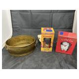 3 Pcs - Pocahontas Cup - Lucky Cat & Brass Dish