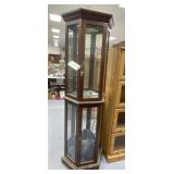 Lighted Display Case 20"L x 10"W x 71"H