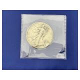 1939 Silver Walking Half Dollar Coin