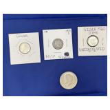 1912 Silver Barber Dime & 1968 40% Silver Kennedy