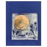 Copper .999 Fine 1 ADVP Oz Coin