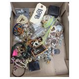 Box of Assorted Costume Jewelry
