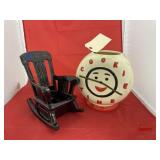 Cookie Jar & Rocking Chair Dï¿½cor