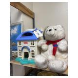 Fisher Price Playhouse & Teddy Bear