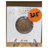 1928 - p Lincoln Wheat Cent - Fine