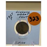 1927 - p Lincoln Wheat Cent - Fine
