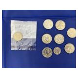 Uncirculated Jefferson Nickel & State Quarters