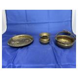 3 Pcs - Brass Dï¿½cor