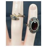 2 - Sterling Silver rings