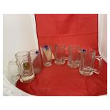 6 - Assorted Glass Tumblers