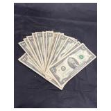 20 Two Dollar Bills