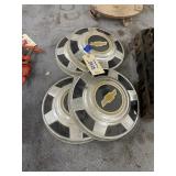 4 - Chev Hubcaps