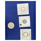 1912 Silver Barber Dime & 1968 40% Silver Kennedy