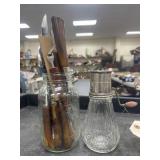 Vintage Chopper & Canning Jar w/Utensils