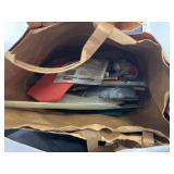 Bag of Paint Brushes - Rollers - Towel Holder