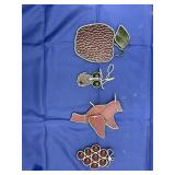 4 Pcs - Stained Glass Dï¿½cor