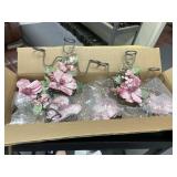 Box w/6 Pc Candle Holder/Flower Dï¿½cor