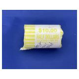Roll of Half Dollar Coins
