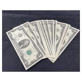 15 Two Dollar Bills - Uncirculated/Sequenced