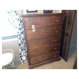 5-Drawer Chest of Drawers 38"L x 18"W x 55"H