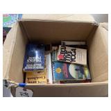 Box of Paperback Books & Cookbooks