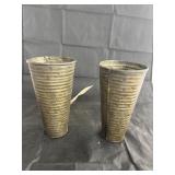 2 - Metal Planters