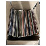 Box of Assorted Vinyl Records