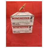 2 Pcs - Winchester 45 Auto Ammo