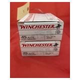 2 Pcs - Winchester 45 Auto Ammo