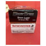 2 Pcs - 9mm Luger Ammo