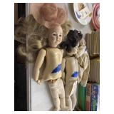3 Pcs Vintage Dolls - Simon & Hilbig - Germany