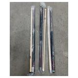 3- Mizerak Pool Cues NIB