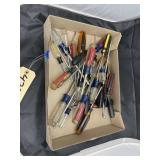 Box of Assorted Screw Drivers