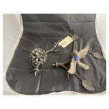 2 Pcs - Metal Dï¿½cor