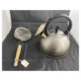 Tea Kettle & Strainer