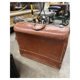 Vintage Leather Suitcase